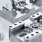 Piezas plásticas modificadas para requisitos particulares de la inyección que moldean el producto para el equipo industrial