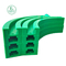 Carril de guía verde de los plásticos de ingeniería general UHMW PE resistente a la corrosión